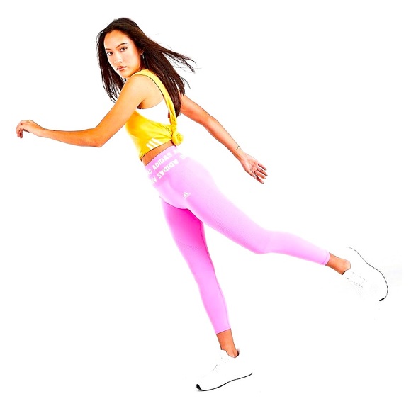 adidas Pants - Women's adidas Training Aeroknit Cropped High-Rise Tights